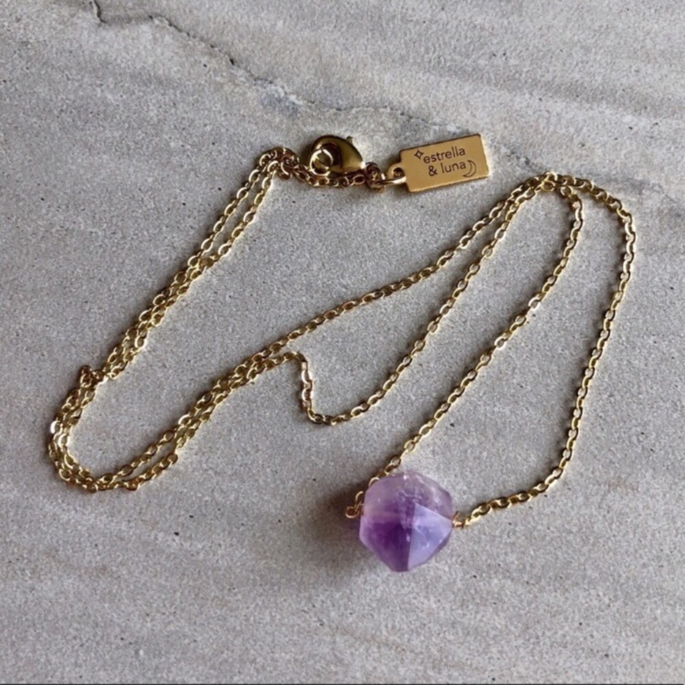 ❗️LAST❗️Raw Amethyst Point Necklace - Picture 3 of 6